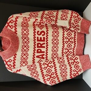 Holiday Sweater Apres Ski Style Size XXL